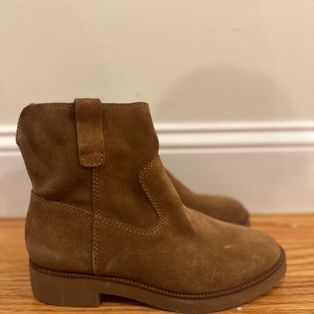 Brown Suede Ankle Boots